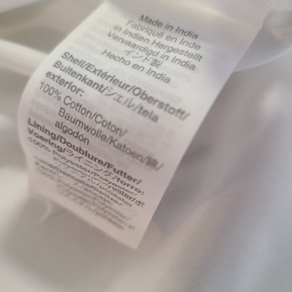 J.Crew Puff Sleeve Daisy Chain Dress White Cotton Cottagecore Feminine Ruffled 6 - Picture 6 of 11